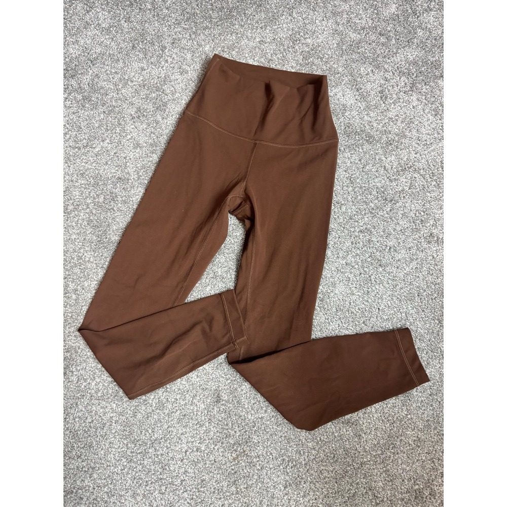 HeyNuts Brown High Waisted Athletic Leggings Womens Size XXS 00